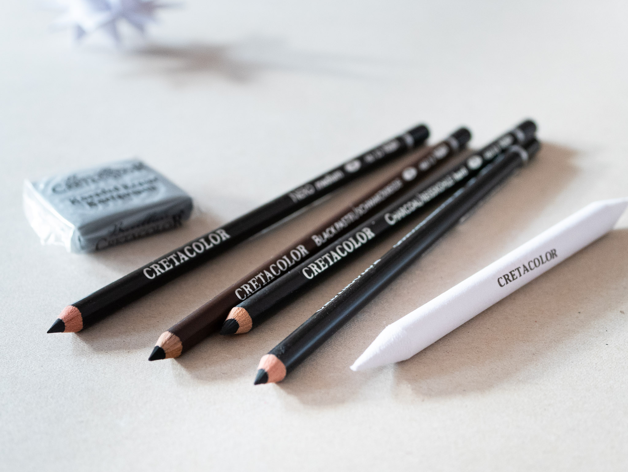 Sorte blyanter adventsinspiration